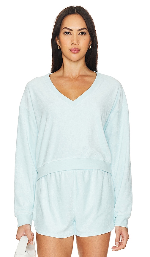 Beyond Yoga Tropez Pullover In Tropical Waters