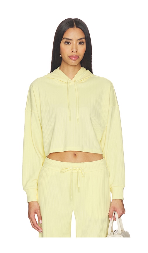 Beyond Yoga Breathe Easy Ribbed Cropped Hoodie