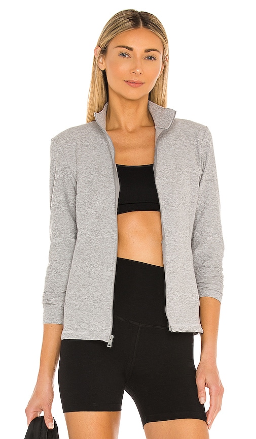 BEYOND YOGA ON THE GO MOCK NECK JACKET,BEYR-WO6