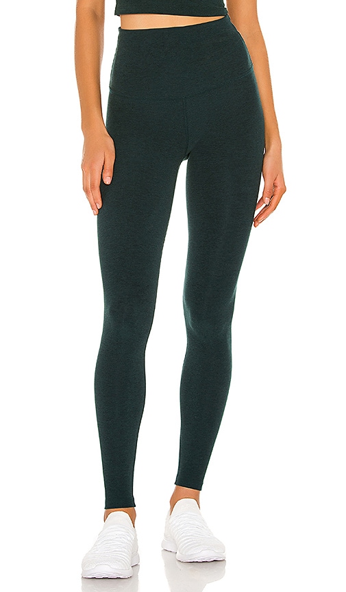 Beyond Yoga Spacedye Take Me Higher Long Legging in Hunter Green &  Nocturnal Navy