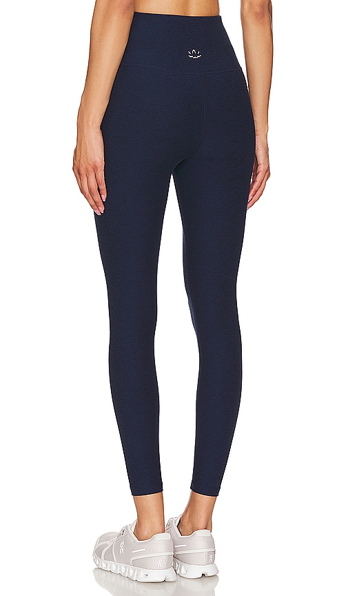  Beyond Yoga Spacedye At Your Leisure Midi Legging En Color Azul Marino Talla L  (también En M, S, Xl, Xs). 
