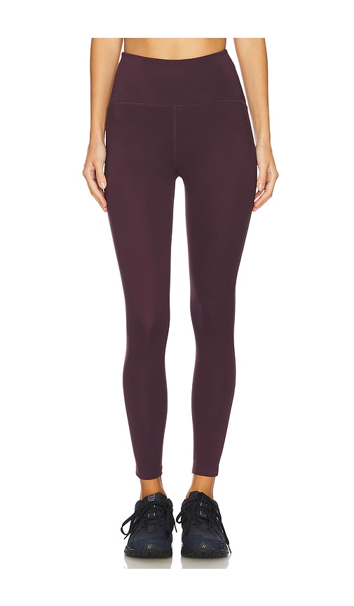 Beyond Yoga Powerbeyond Strive High Waisted Midi Legging In Purple