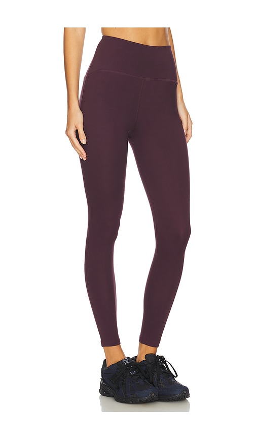 Shop Beyond Yoga Powerbeyond Strive High Waisted Midi Legging In Purple