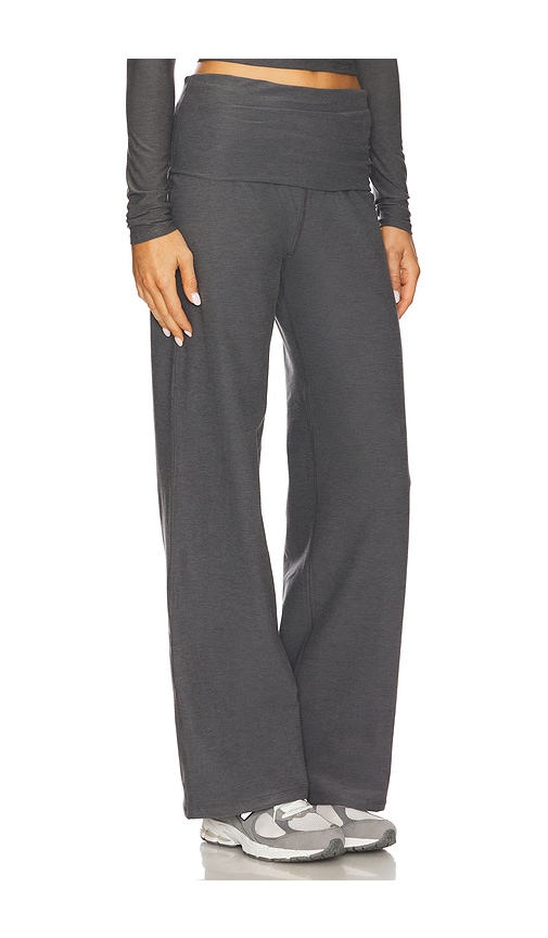 BEYOND YOGA SPACEDYE FOLDOVER WIDE LEG PANT