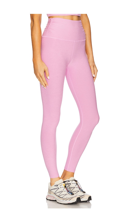 BEYOND YOGA SPACEDYE RAISE THE BARRE SHIRRED LEGGING