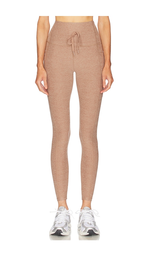 Spacedye The Go Pocket Midi Leggings in Neutral. - size XS (also in L, M, S, XL, XXL)