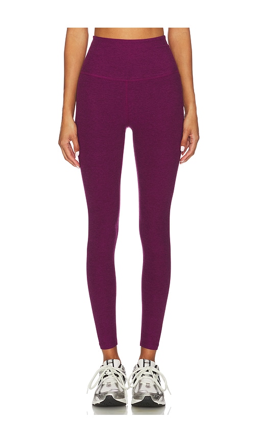 Spacedye Caught in The Midi High Waisted Legging in Purple. - size L (also in M, S, XS) - Beyond Yoga - Modalova
