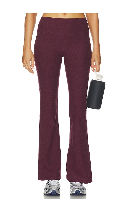 Beyond Yoga Spacedye Midrise Bootcut Pant In Brown