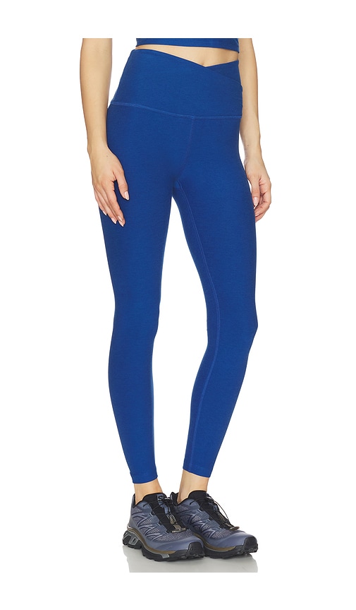  Beyond Yoga Spacedye At Your Leisure High Waisted Midi Legging En Color Royal Talla Xl  (también En S, Xs). 