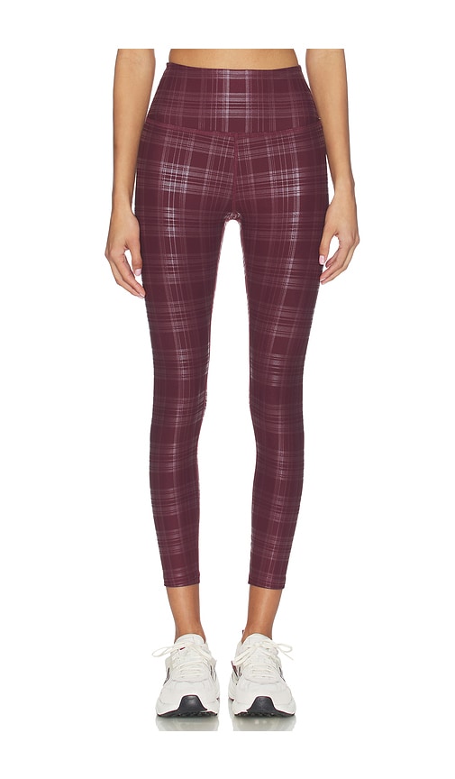Beyond Yoga High Waisted Midi Legging In Brown