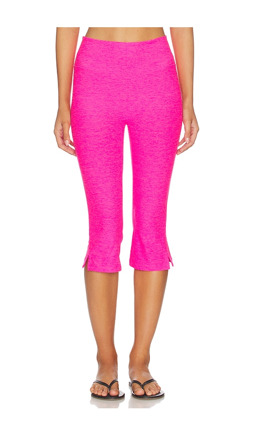 Beyond Yoga Spacedye Midi Rise Slit Pedal Pusher Pants