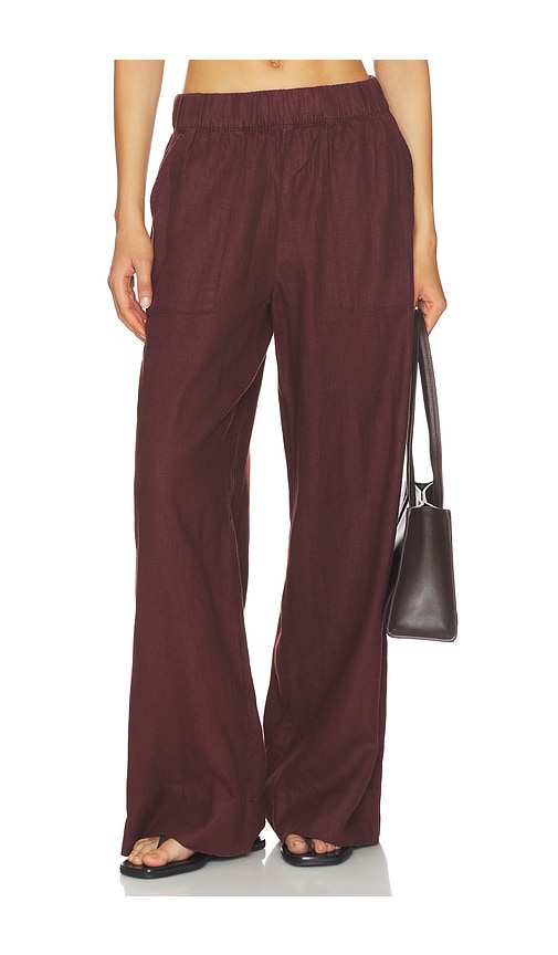 Beyond Yoga Easy Wide Leg Linen Pant