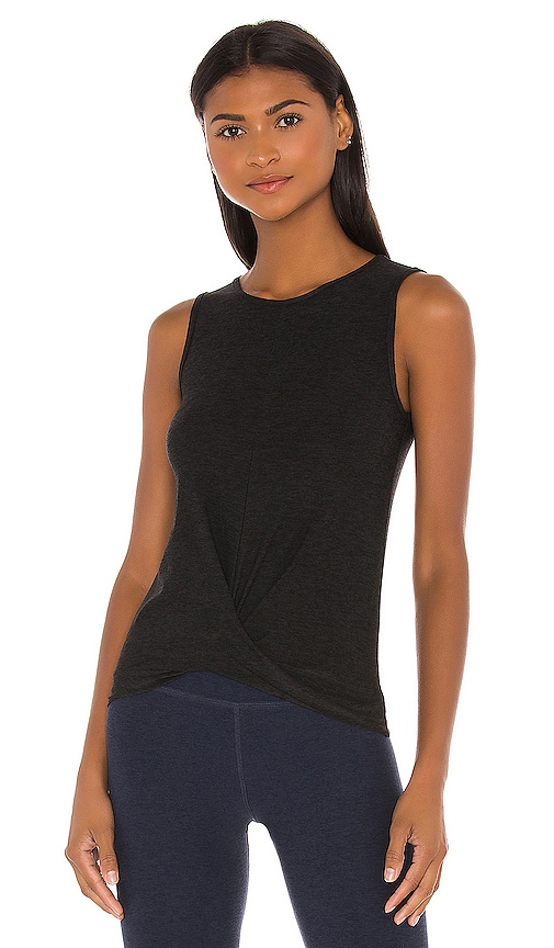 Beyond yoga crossroads store reversible cropped tank