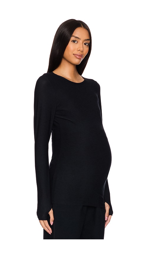  Beyond Yoga Pull De Maternité Ras De Cou Featherweight Count On Me En Black. Taille M. Also En S, Xs. 