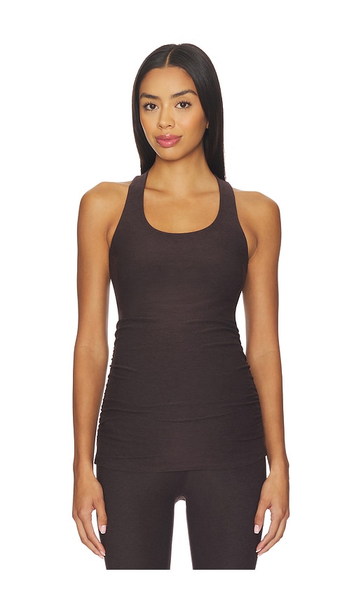 Beyond Yoga Spacedye Bases Covered Maternity Tank Top In Brown
