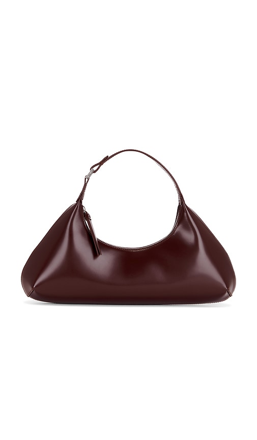 BY FAR Amberette Shoulder Bag in Brown.