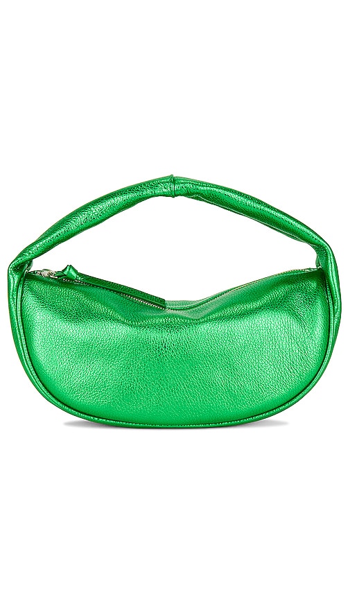 BY FAR Cush Shoulder Bag in Green.