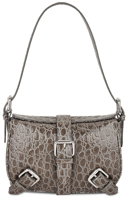 Anouk Day Bag in Python Leather with Adjustable Shoulder Strap