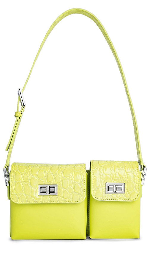 BY FAR Baby Billy Bag in Yellow.