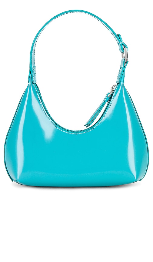 Shop By Far Baby Amber Shoulder Bag In Aquamarine