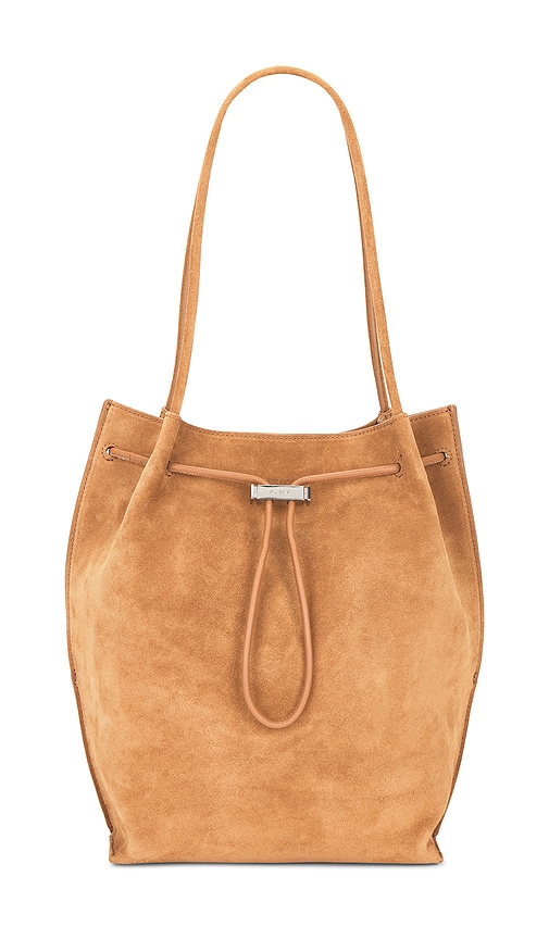 BY FAR Kayla Suede Shoulder Bag