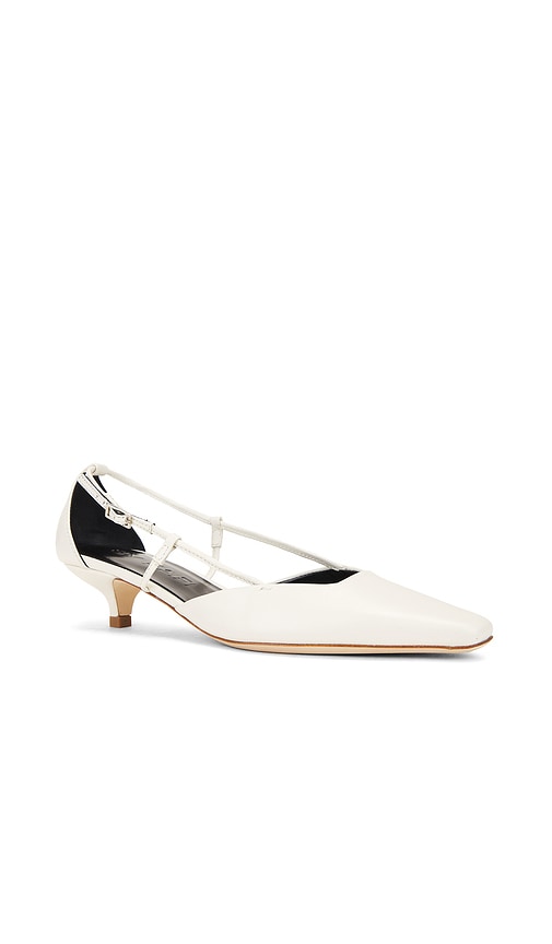 Shop By Far Francine Heel In Ivory