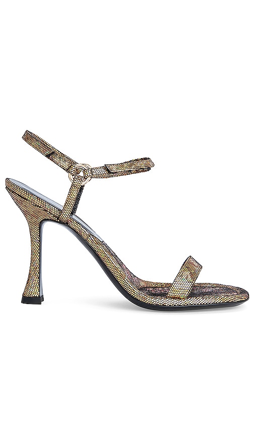 BY FAR Mia Sandal in Disco Bronze