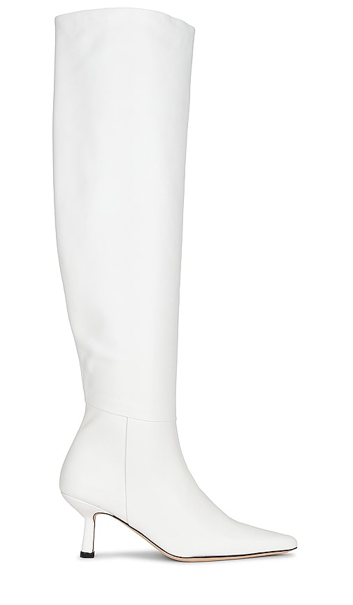 By Far Meghan Boots In White