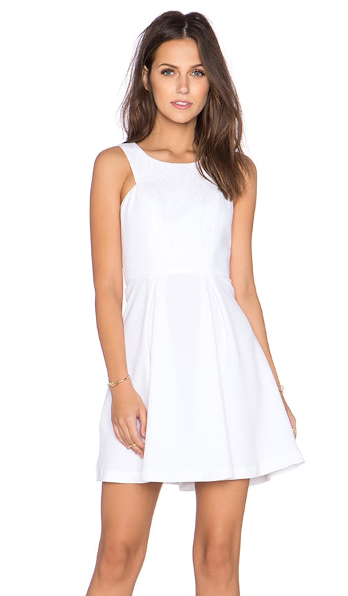 Contrast Lace Dress