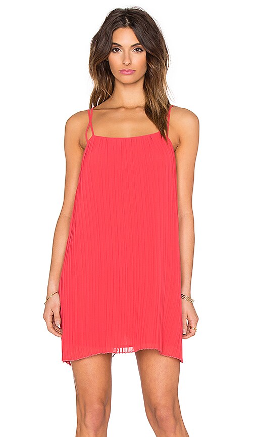 Pleated Mini Dress