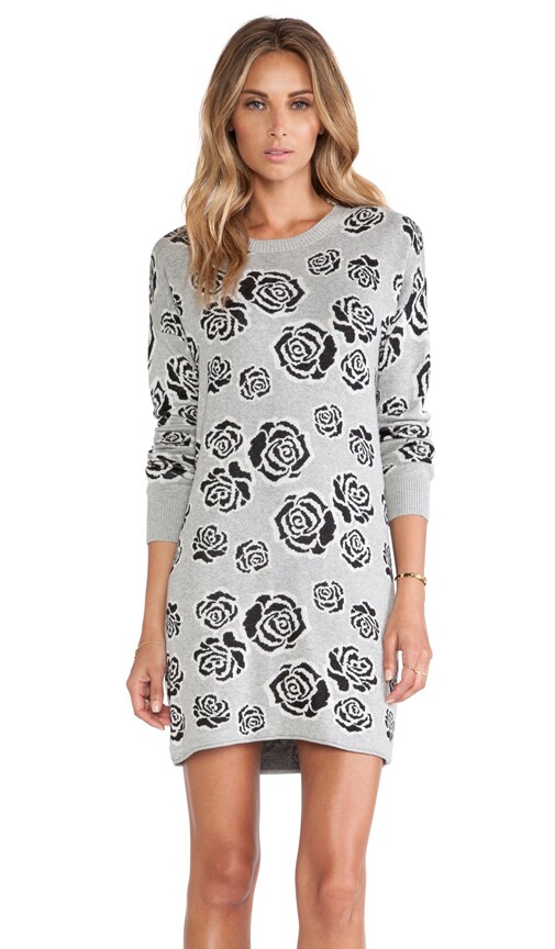 Rose Jacquard Sweater