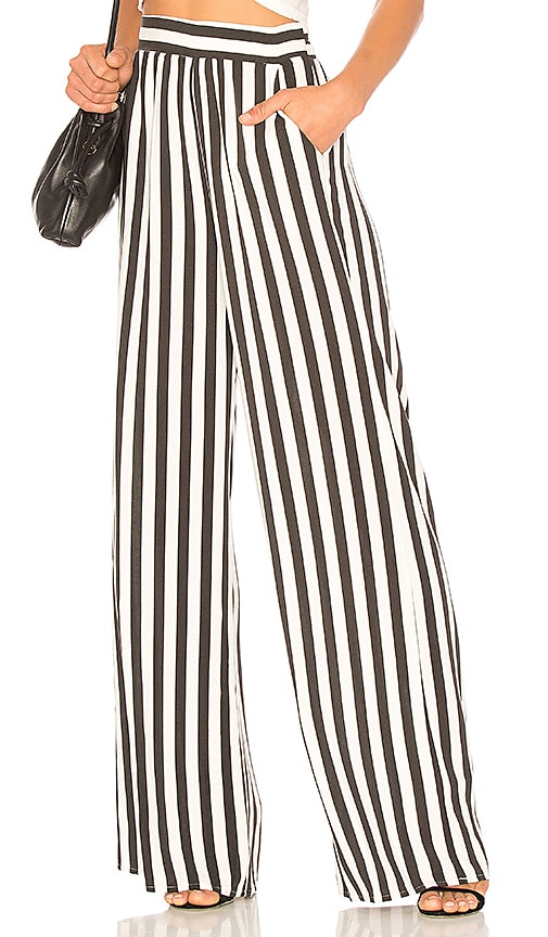 Palazzo Pant In Black Combo