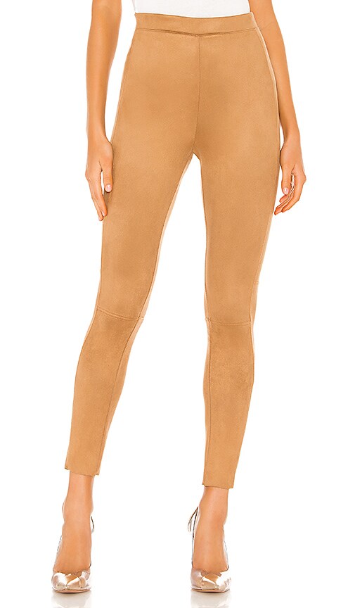 Faux Suede Scuba Knit Legging