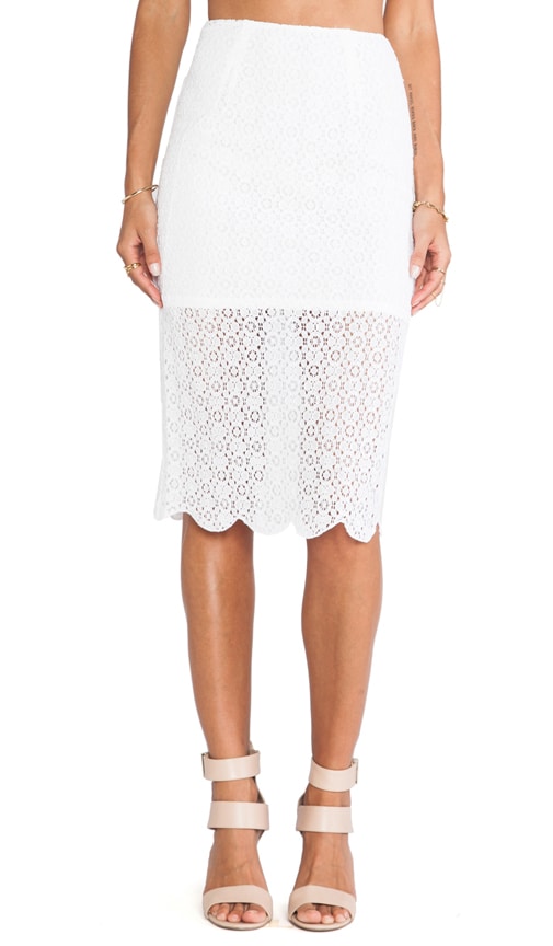 Lace Pencil Skirt