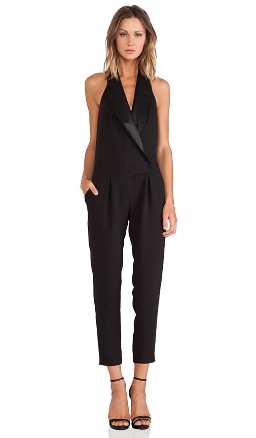 bcbg halter jumpsuit