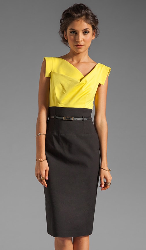 Jackie O Two Tone Dress