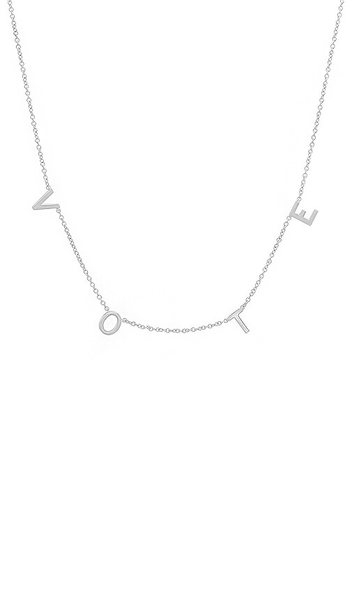 BYCHARI X When We All Vote Necklace in Silver