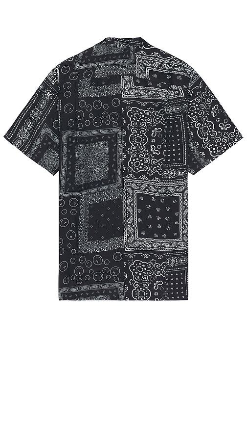 Shop Bather Bandana Camp Shirt In 黑色