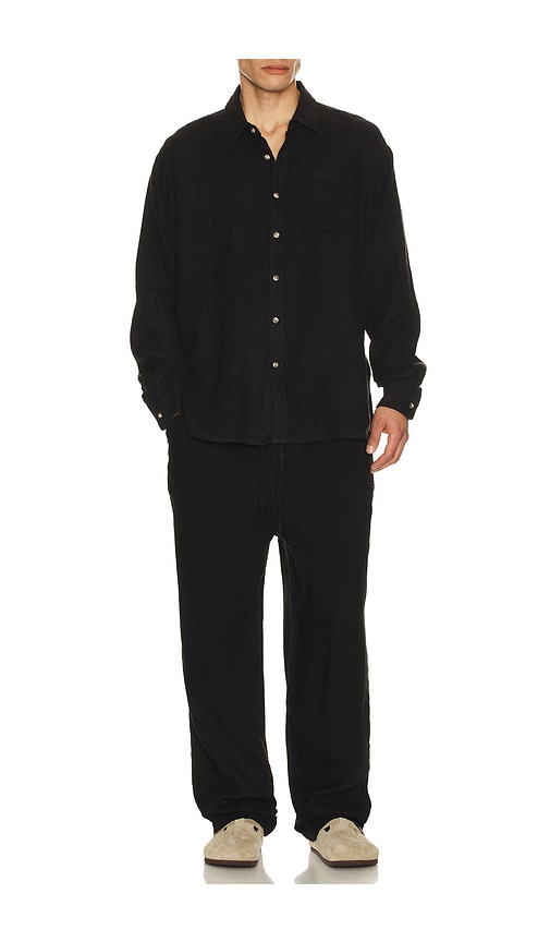  Bather Core Leisure Shirt In Black. Size L. Also In Xxl/2x. 