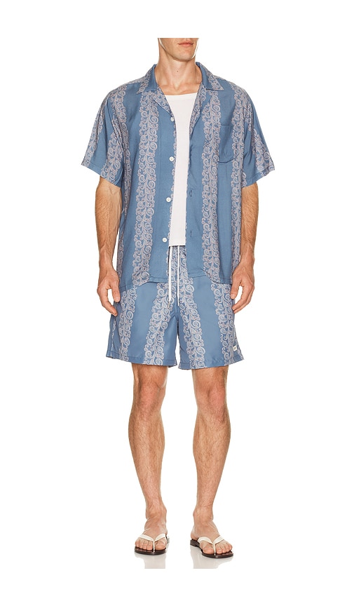 Bather Coral Fiesta Printed Camp Shirt | Thumbnail 3