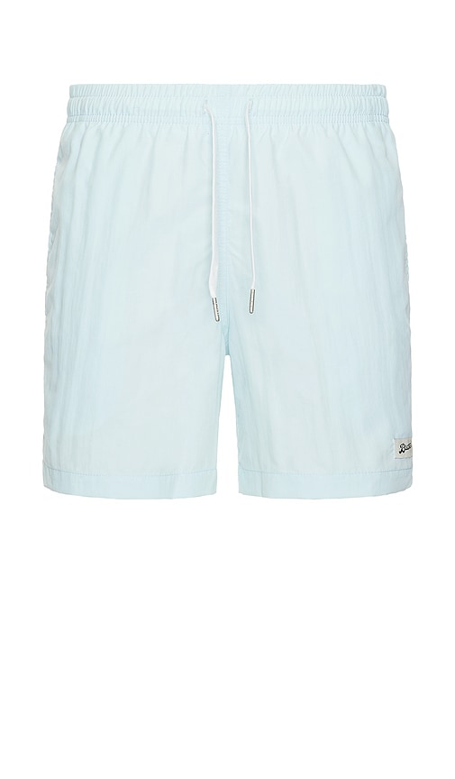 Shop Bather Solid Swim Trunk In 蓝色