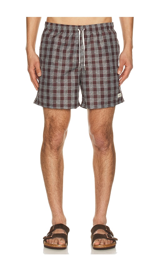 Bather Printed Classic Swim Trunk