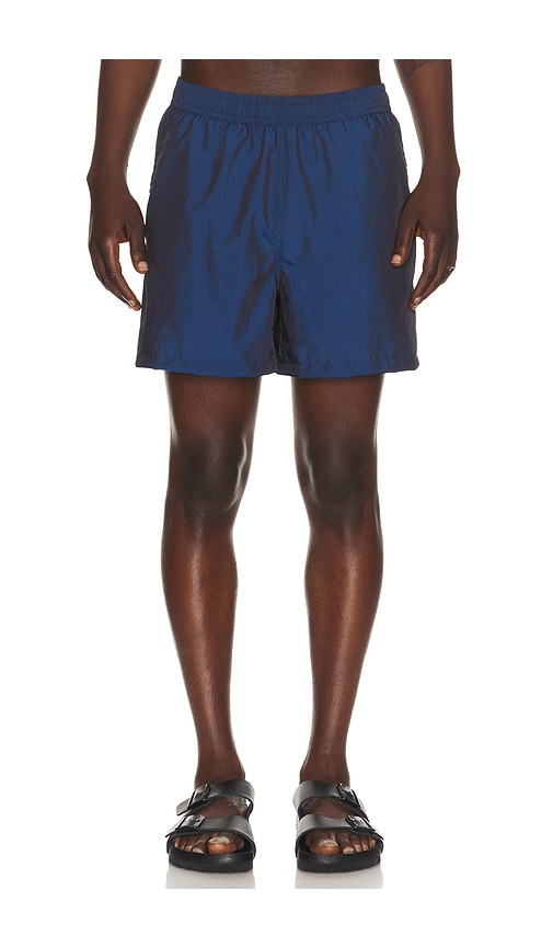 Bather Iridescent Sapphire Swim Trunks In Blue