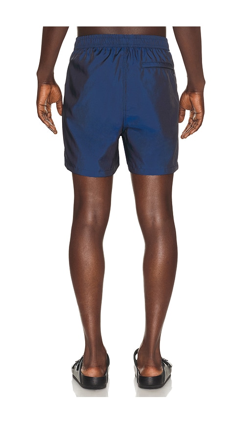  Bather Iridescent Sapphire Swim Trunks In Blue. Size S. Also In M, L, Xl/1x. 