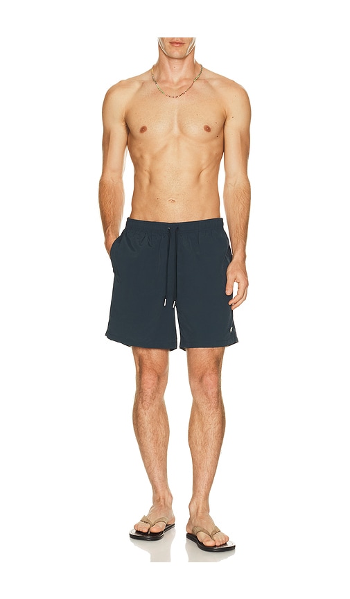 Bather Solid Swim Trunk In Blue