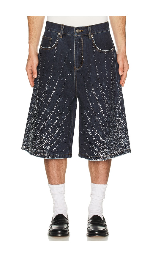Birth Of Royal Child 20K Diamond Starlight Denim Shorts