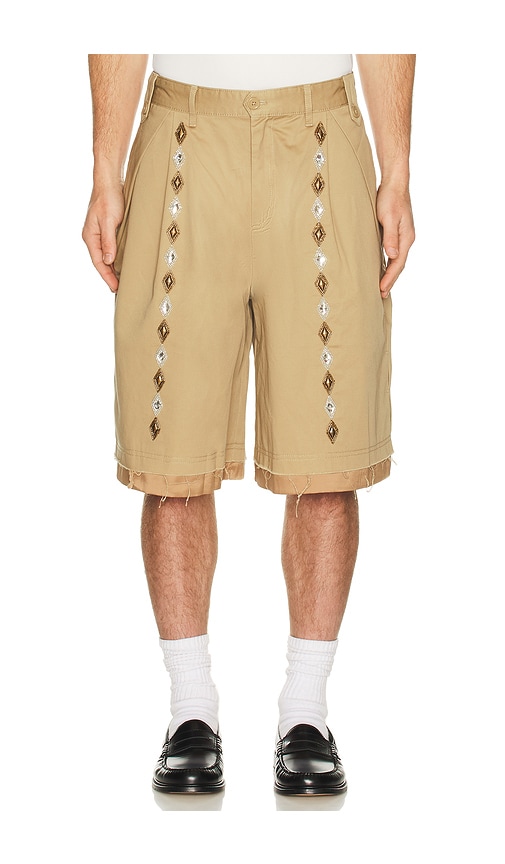 Birth Of Royal Child Gemstone Bermuda Shorts