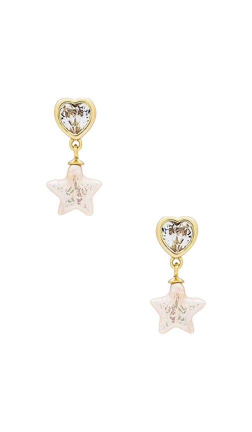 Bonbonwhims Stargirl Earrings In 金色