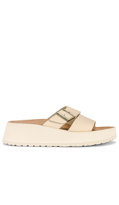 ♥ BIRKENSTOCK EXQUISITE サンダル ナチュラル . BIRKENSTOCK Almina Exquisite Sandal in Ecru | REVOLVE