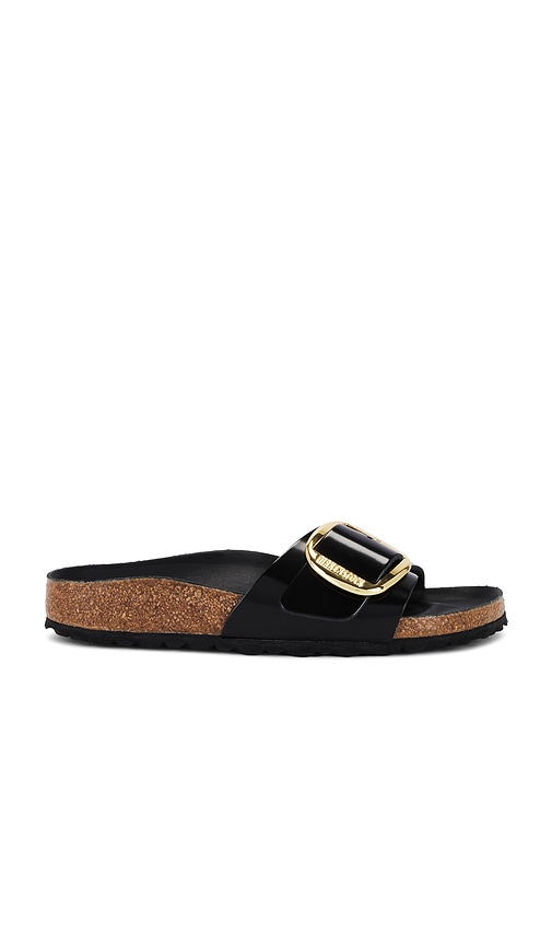 <DEPRECATED> BIRKENSTOCK Madrid Big Buckle Sandal in High Shine Black